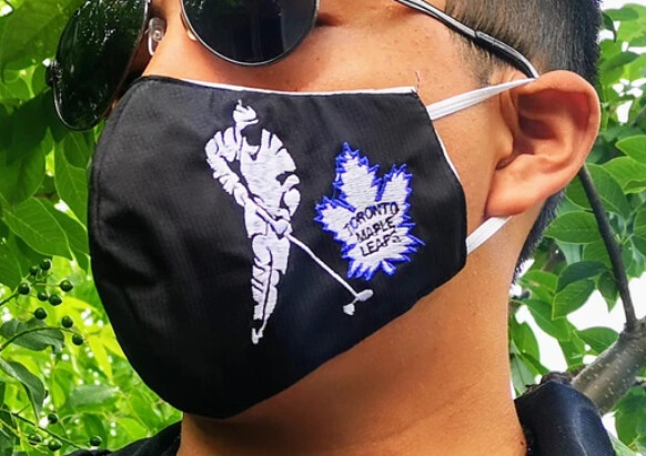Toronto Maple Leafs Embroidered Mask