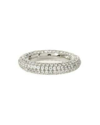 Silver Pave Ring 