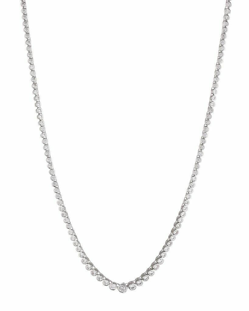 Silver Bezel Necklace