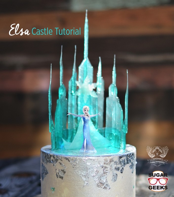 Isomalt Frozen Elsa Castle Tutorial