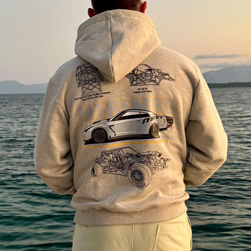 MMR "Chassis GTR" Hoodie Grau