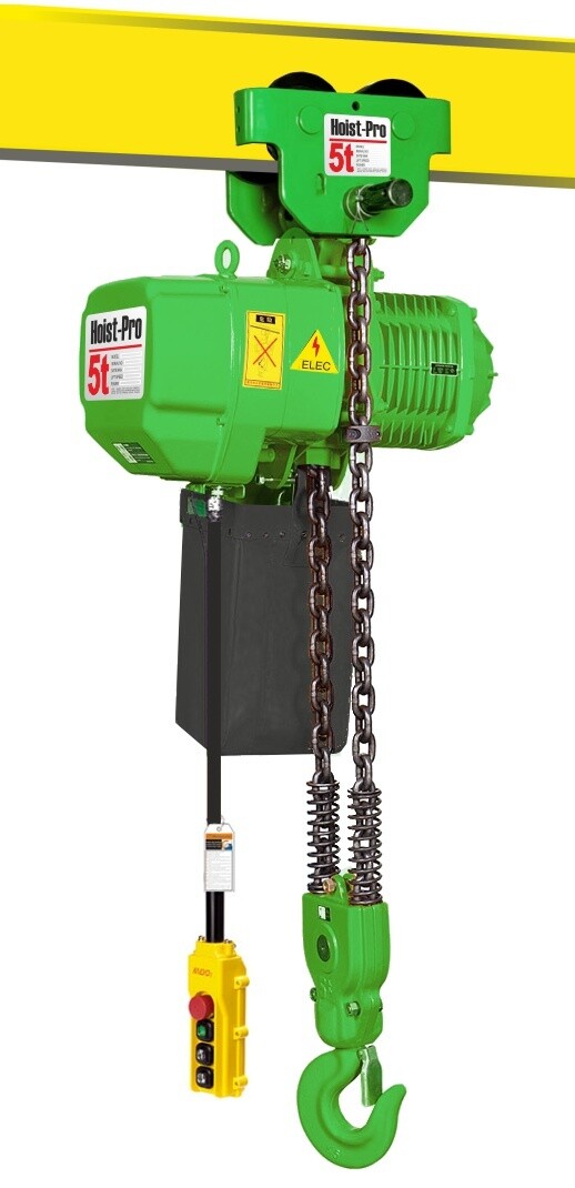 5000KG HOIST PRO 1 SPEED / 1 FALL / 380V WITH MANUAL TROLLEY