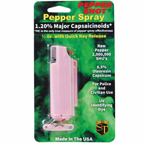 1.2% MC 1/2 oz pepper spray hard case belt clip