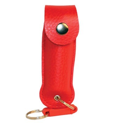 WILDFIRE 1.4% MC ½ OZ PEPPER SPRAY LEATHERETTE HOLSTER AND QUICK RELEASE KEYCHAIN