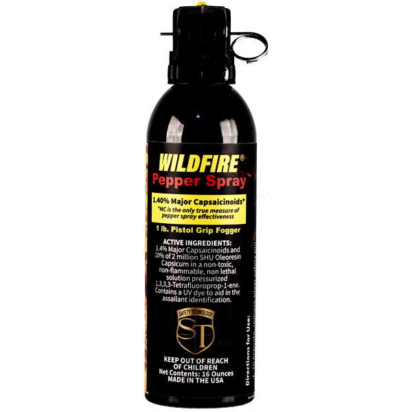 WildFire 1.4% MC 1lb pepper spray pistol grip fogger