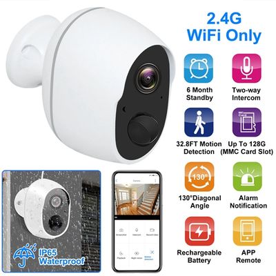 1080P FHD WiFi IP Camera Two-Way Audio Security Surveillance Camera IP65 Waterproof Motion Sensor Night Vision Network Camcorder APP Control