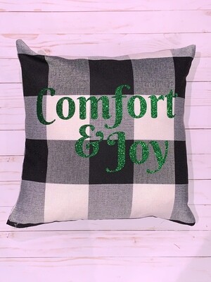 Comfort & Joy Decorative Pillow Cover