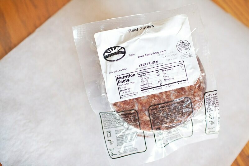 4oz Burger Patties (1-1.15lb, 4/pk)