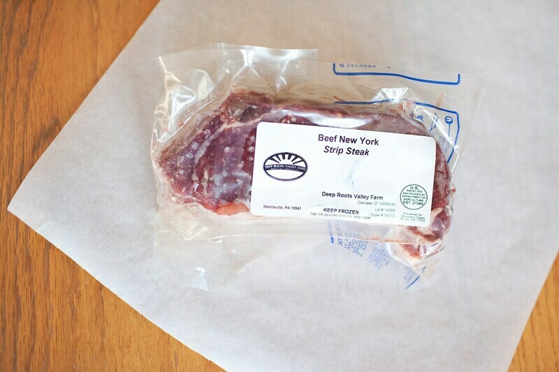N.Y. Strip Steak (.55-.8lbs)