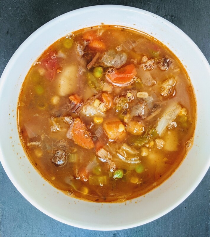 Beef Vegetable Soup (GF)