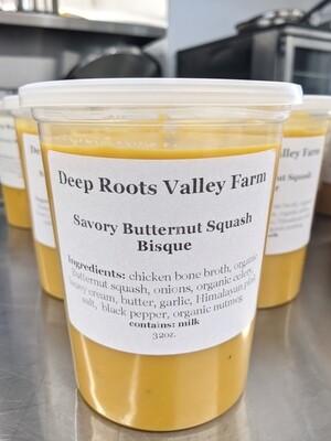 Savory Butternut Squash Bisque (GF)