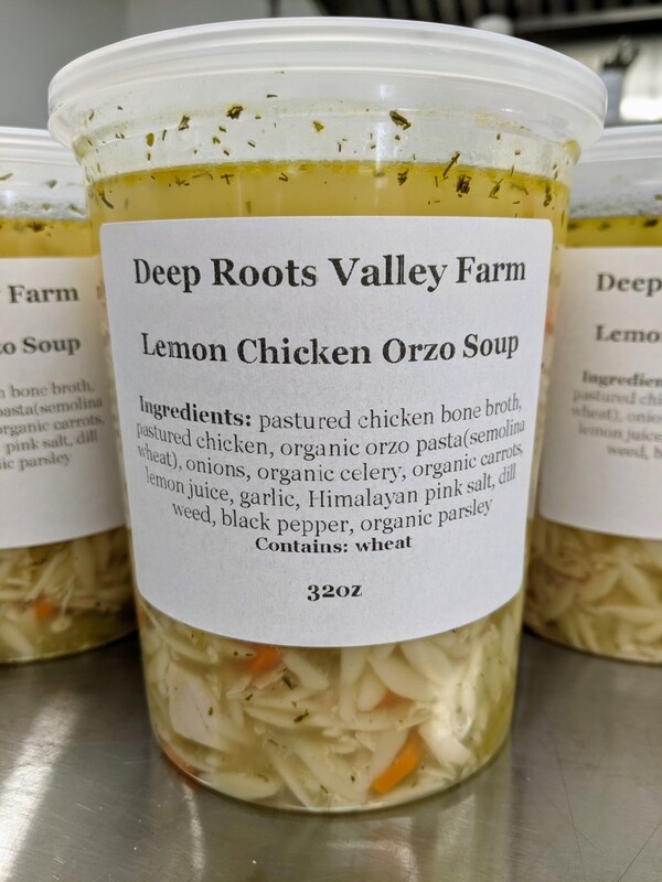 Lemon Chicken Orzo Soup