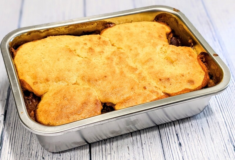 Chili Cornbread Pie - 2lb.  Zero Waste Packaging