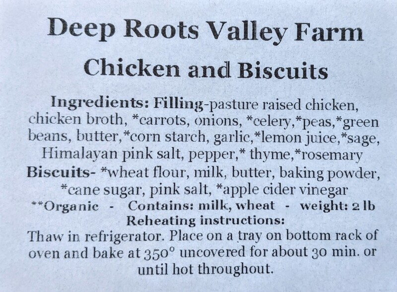 Chicken and Biscuits - 2lb.  Zero Waste Packaging
