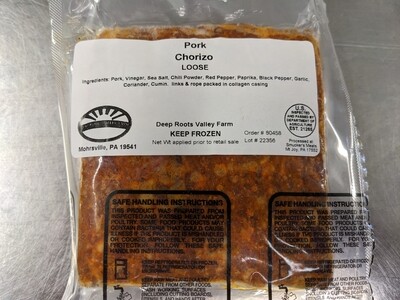 Pork Loose Chorizo (llb)
