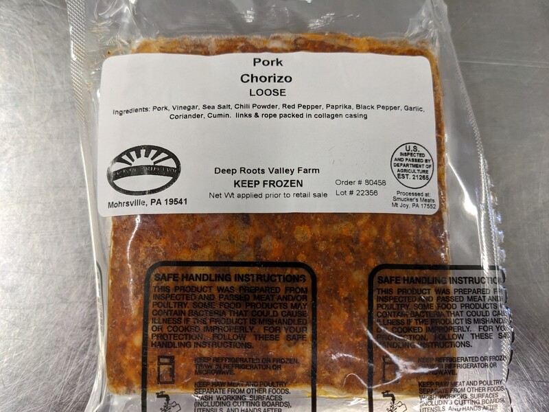 Pork Loose Chorizo Sausage (llb)