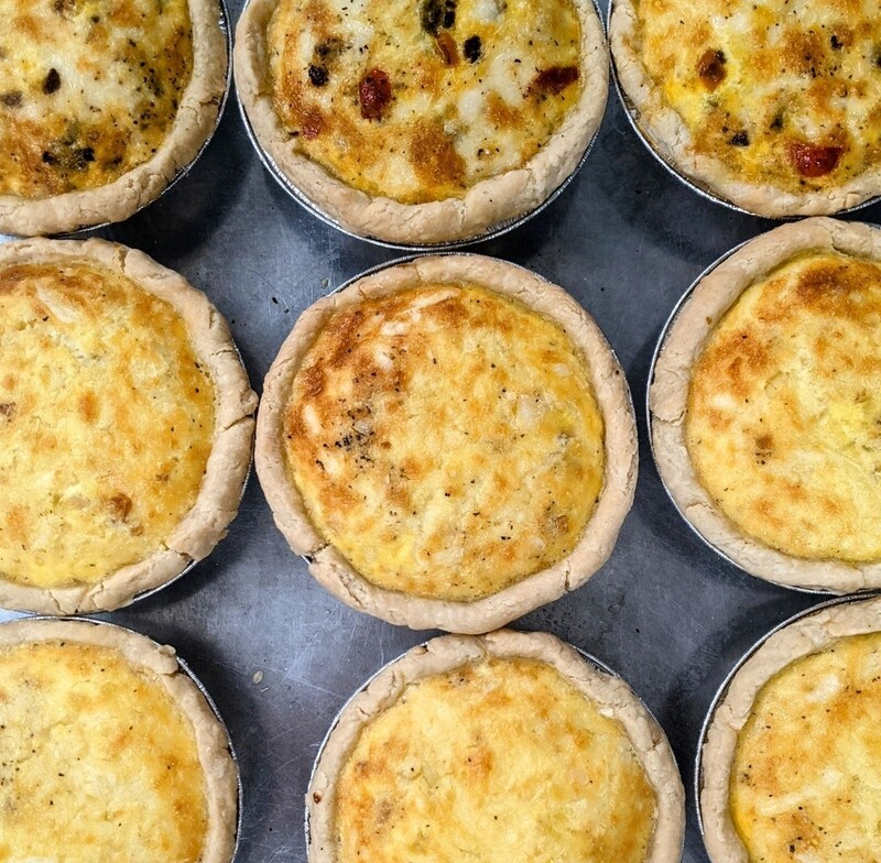 Mini 5" Chorizo and sweetcorn quiche