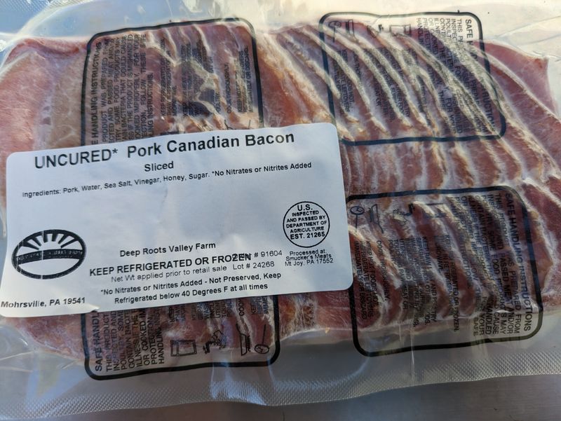 Canadian Bacon - No Nitrate (.85-1lb)
