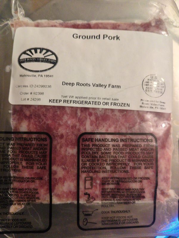 Ground Pork (1-1.1lb)