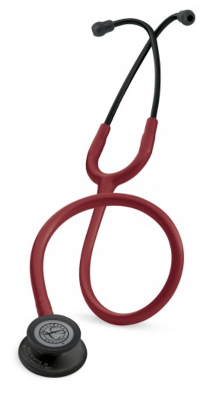 Littmann Classic III Stethoscope:Black and Burgundy 5868