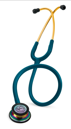 Littmann Classic III Stethoscope:Caribbean Blue Rainbow