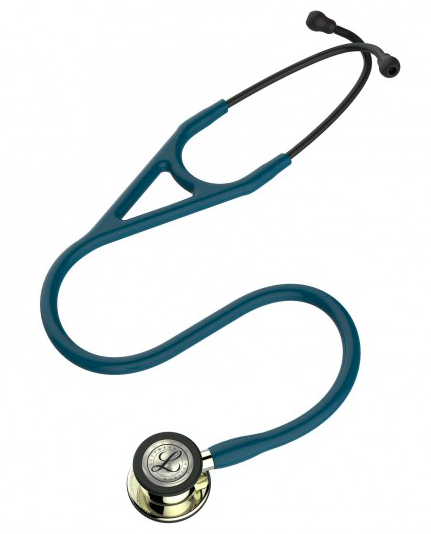 Littmann Cardiology IV Stethoscope: Champagne &amp; Caribbean Blue