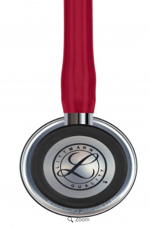 Littmann Cardiology IV Stethoscope: Burgundy &amp; Mirror-Finish