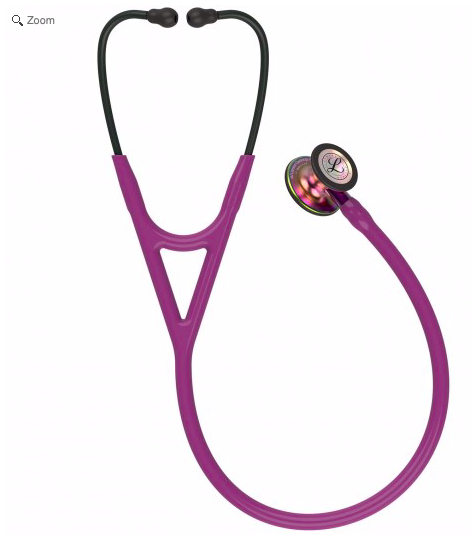 Littmann Cardiology IV Stethoscope: Rainbow &amp; Plum - Violet Stem