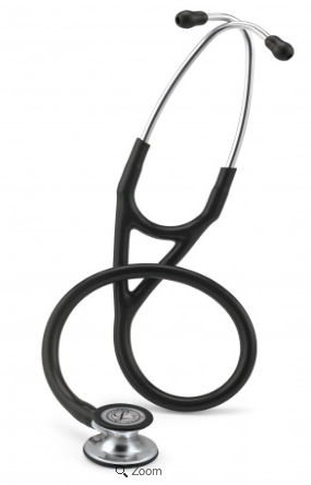 Littmann Cardiology IV Stethoscope: Black &amp; Mirror-Finish