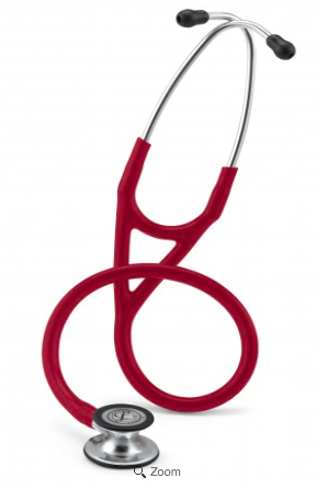 Littmann Cardiology IV Stethoscope: Burgundy &amp; Mirror-Finish