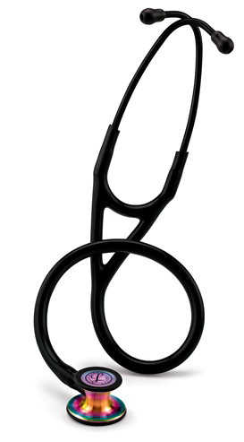 Littmann Cardiology IV Stethoscope: Black &amp; Rainbow