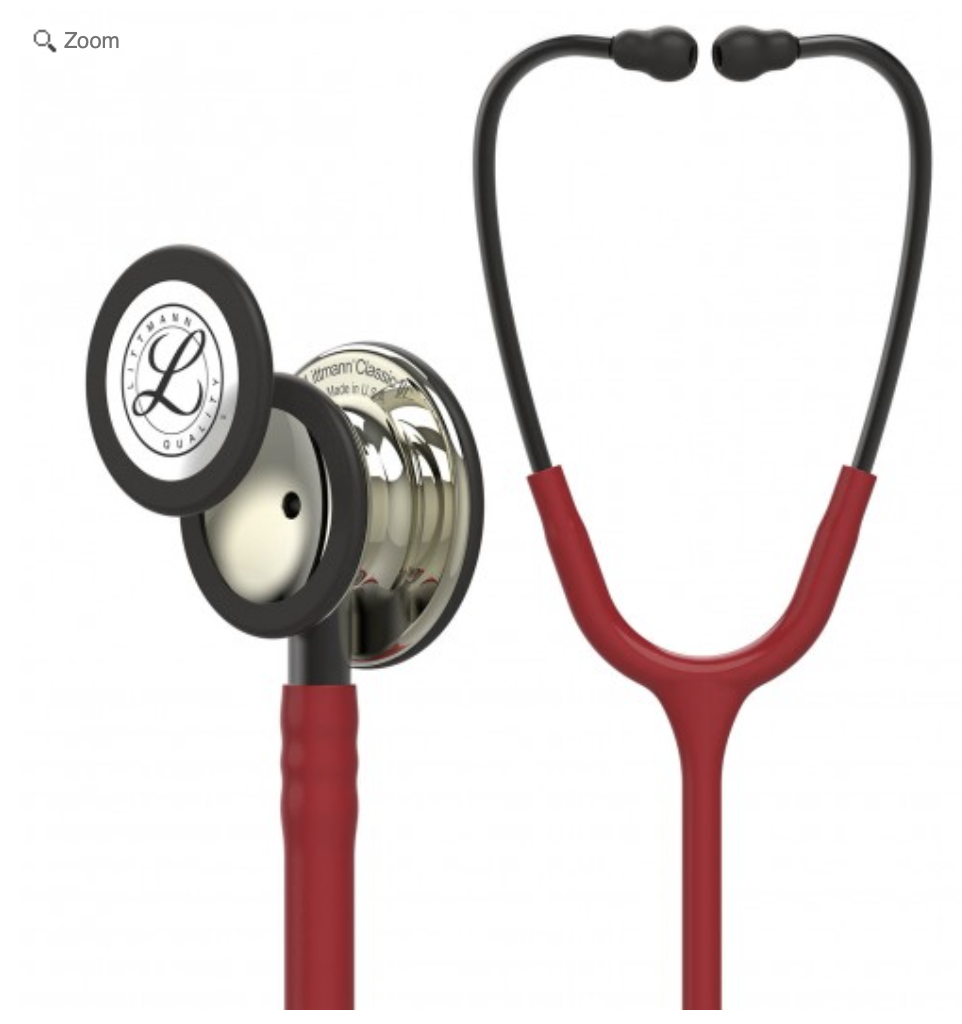 Littmann Classic III Stethoscope: Champagne &amp; Burgundy