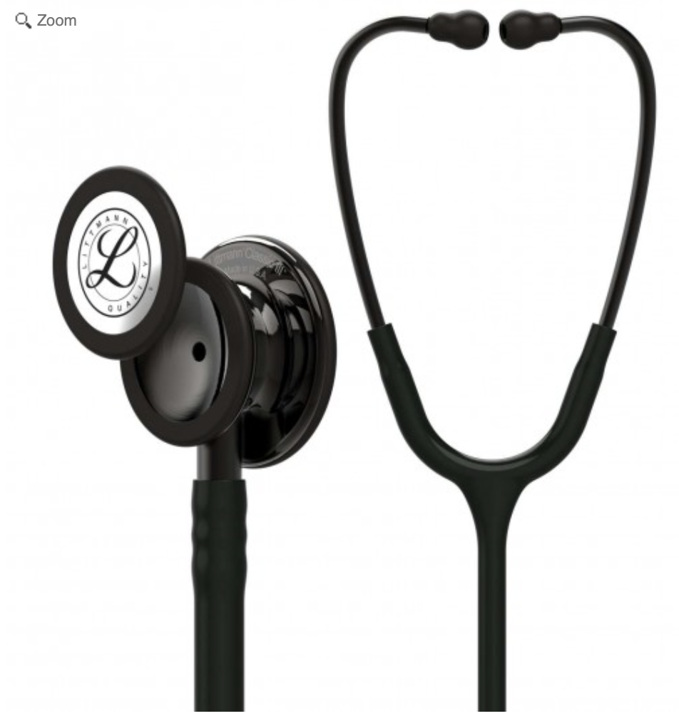 Littmann Classic III Stethoscope:Black and Smoke