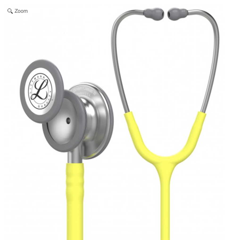 Littmann Classic III Stethoscope:Lemon Lime