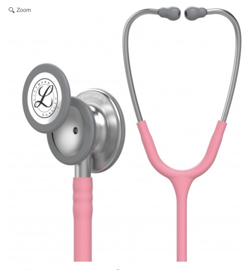 Littmann Classic III Stethoscope:Pearl Pink