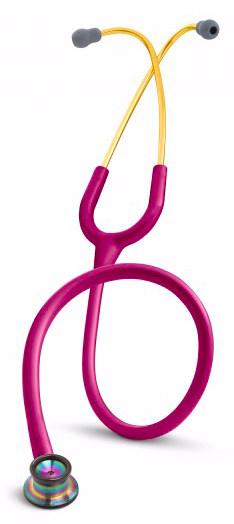 Littmann Classic II Infant Stethoscope: Raspberry Rainbow Finish