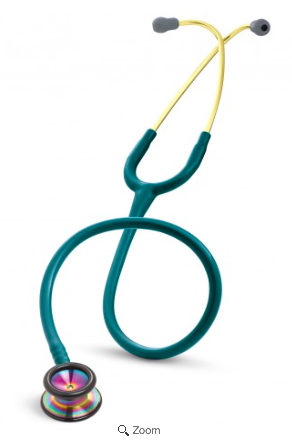 Littmann Classic II Paediatric Stethoscope: Rainbow Finish Caribbean Blue