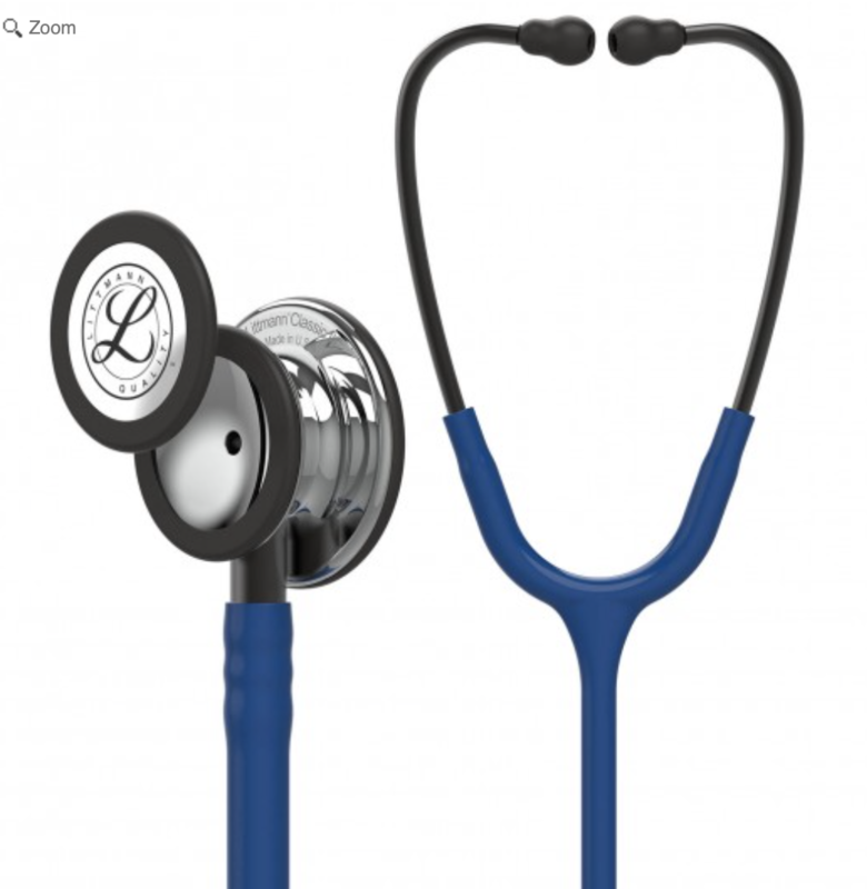 Littmann Classic III Stethoscope: Mirror &amp; Navy Blue