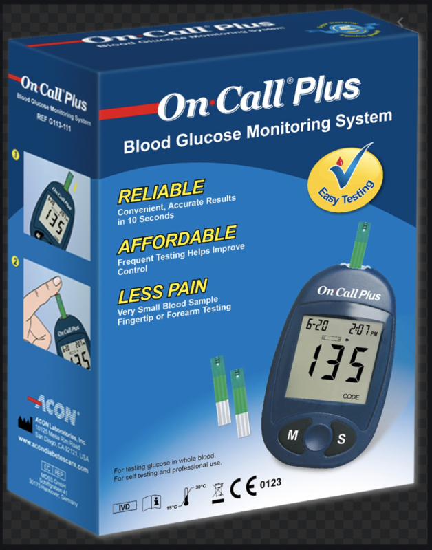 Glucometer only – On Call plus