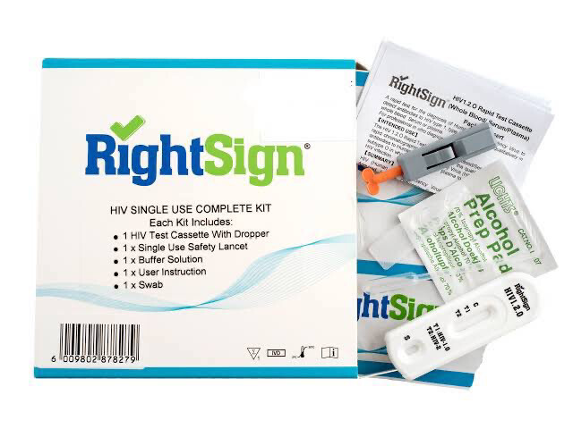 Right Sign HIV 1/2 Test Kit (Bulk Discounts)