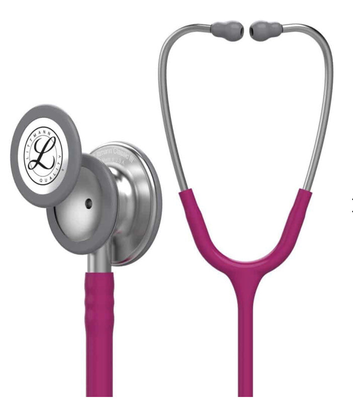 Littmann Classic III Stethoscope: Raspberry Littmann Classic III Stethoscope: Raspberry