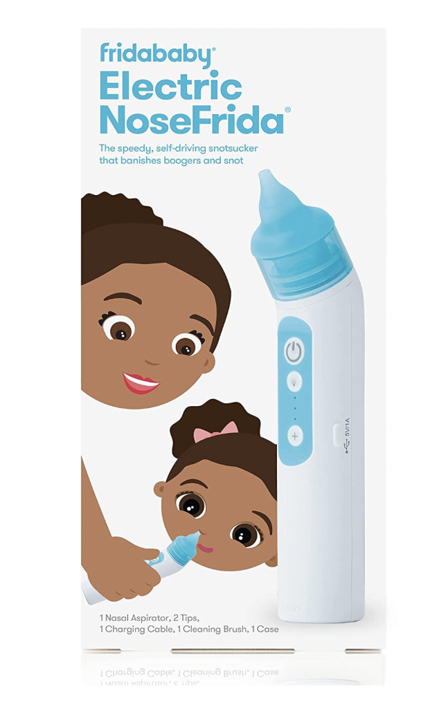 FridaBaby Electric NoseFrida | USB Rechargeable Nasal Aspirator with Different Levels of Suction by Frida Baby