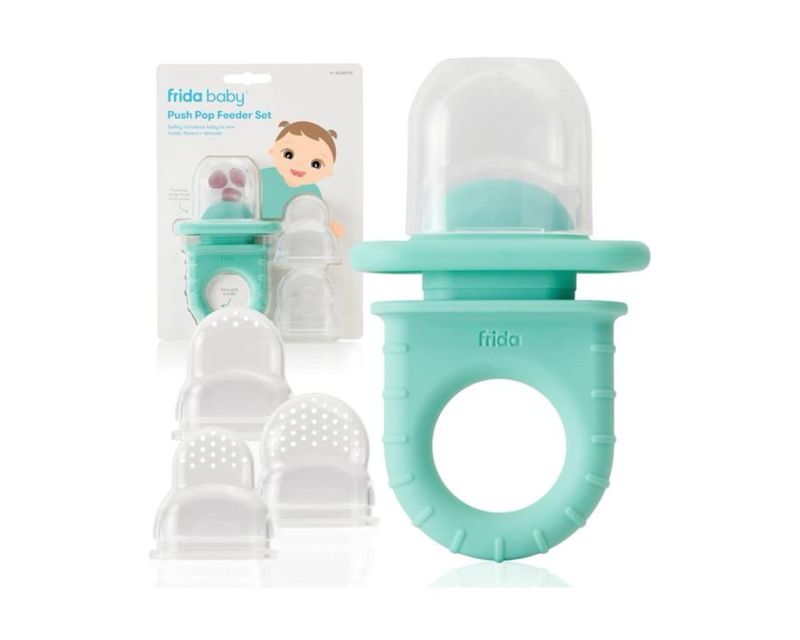 Frida Baby Push Pop Feeder set | Teal