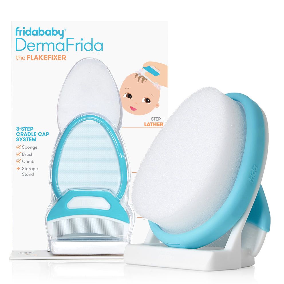 3-Step Cradle Cap System By Fridababy DermaFrida the FLAKEFIXER