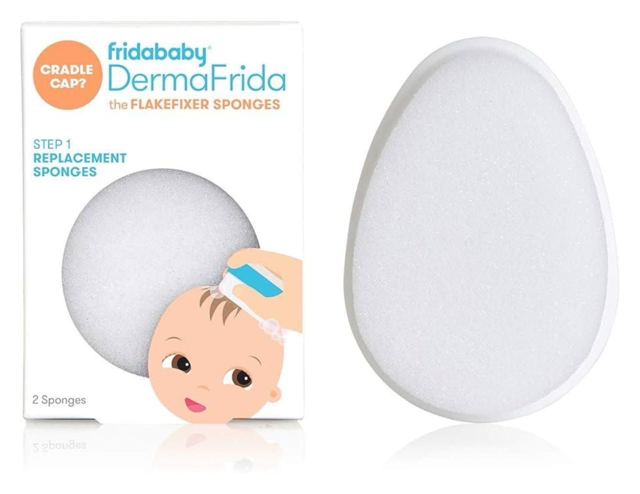 Dermafrida The Flakefixer 2 Pack Of Soft Sponges
