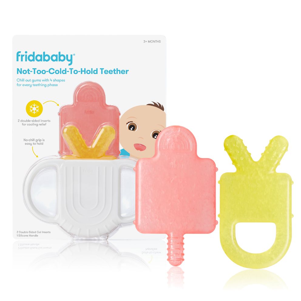 Frida Not-Too-Cold-To-Hold BPA-free Silicone Teether For Babies
