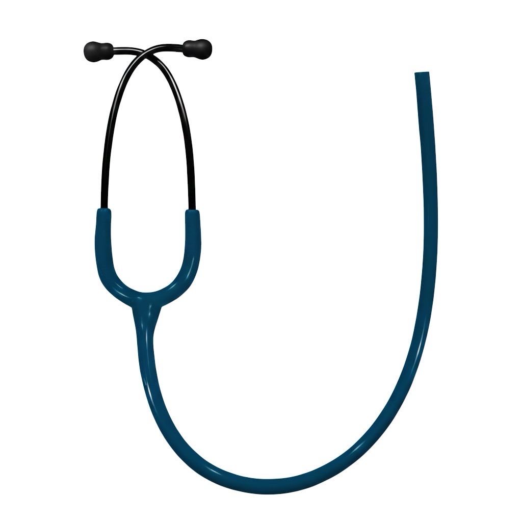 Classic Stethoscope Tubing Replacement- Caribbean Blue With Black Coat