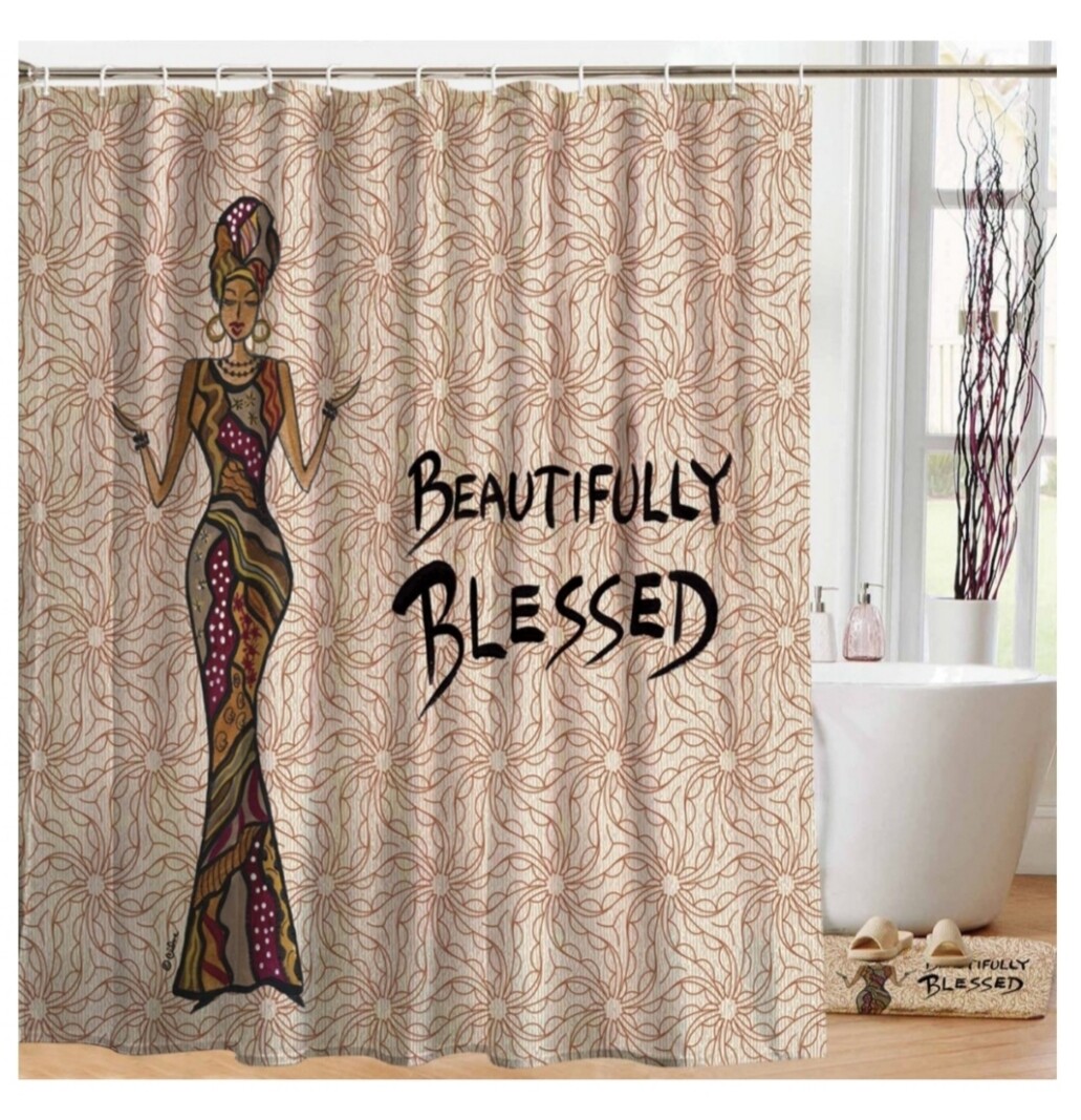 Beautifully Blessed Shower Curtain