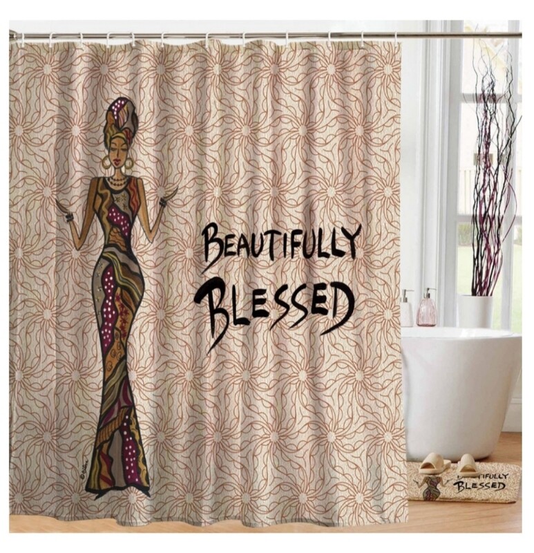 Beautifully Blessed Shower Curtain