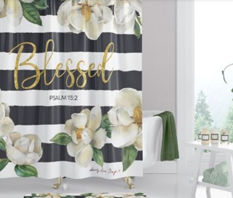 Blessed Shower Curtain